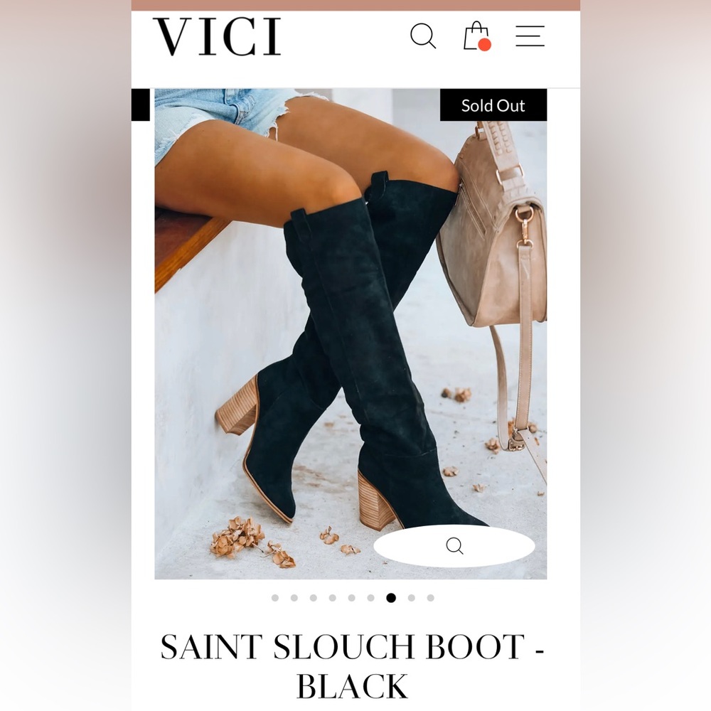 Brand new in box, black knee high boots.. from VICI